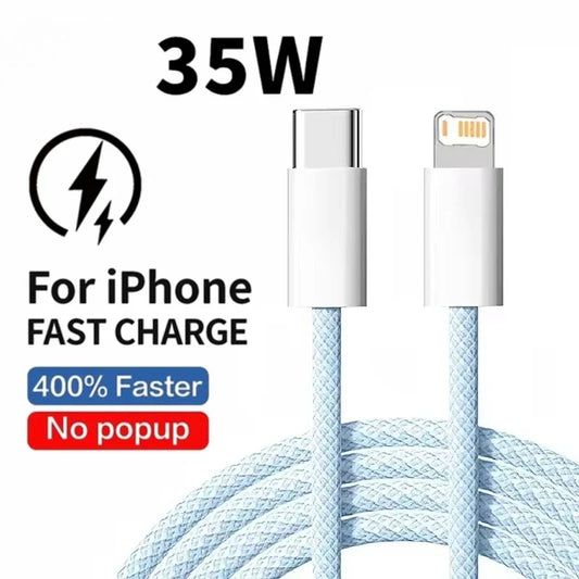 Braided 35W Fast Charge PD Cable For iPhone