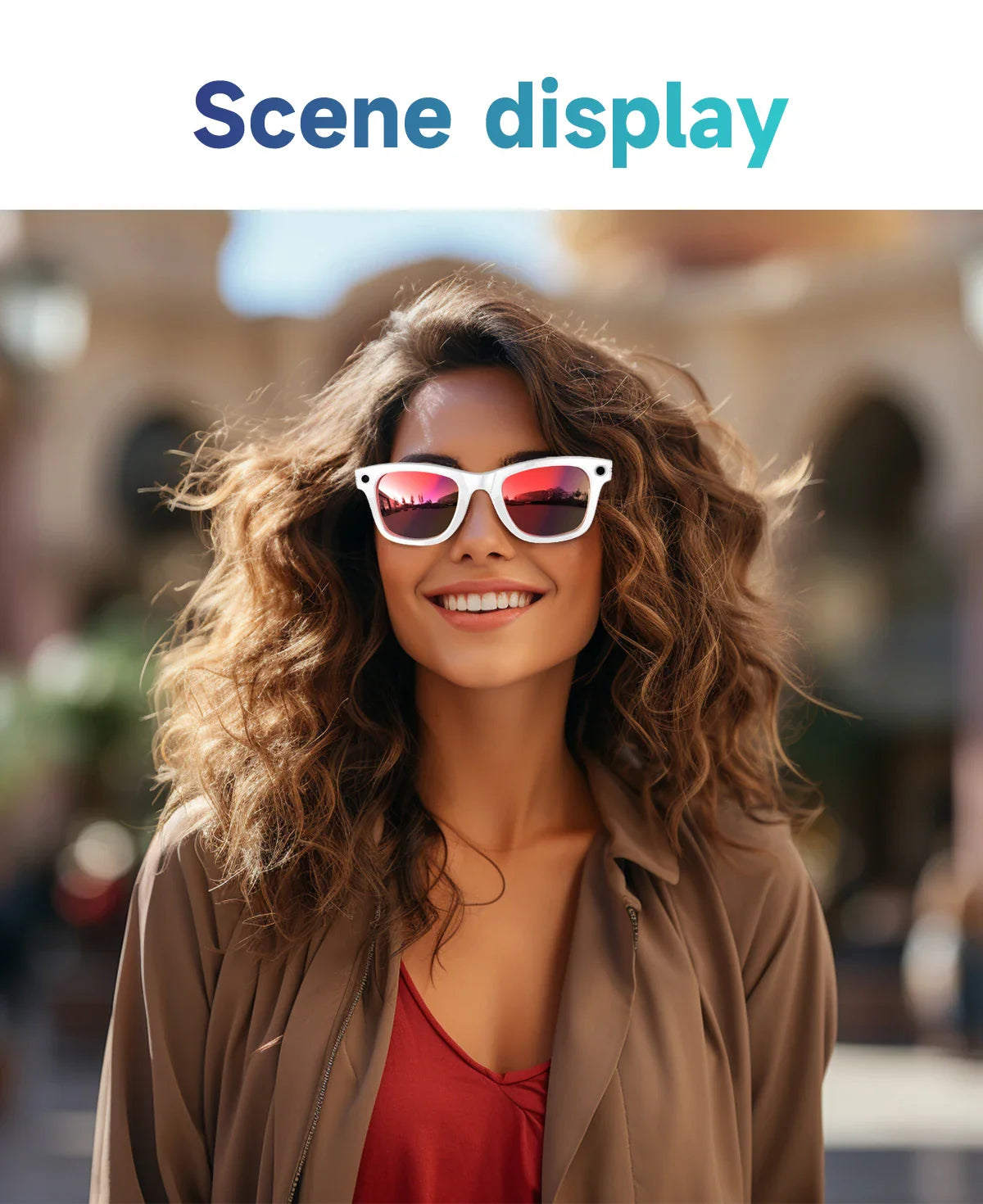 Waterproof AI Sunglass - Hands-Free Photo Video & Call