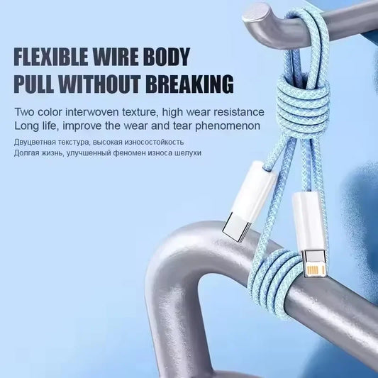 Braided 35W Fast Charge PD Cable For iPhone