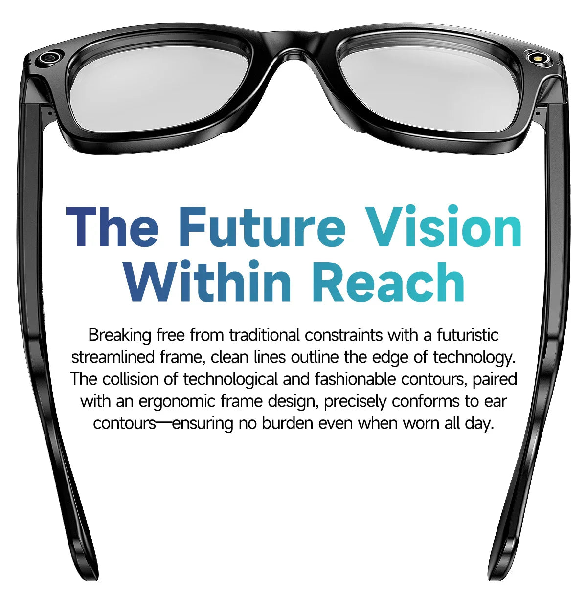 Waterproof AI Sunglass - Hands-Free Photo Video & Call